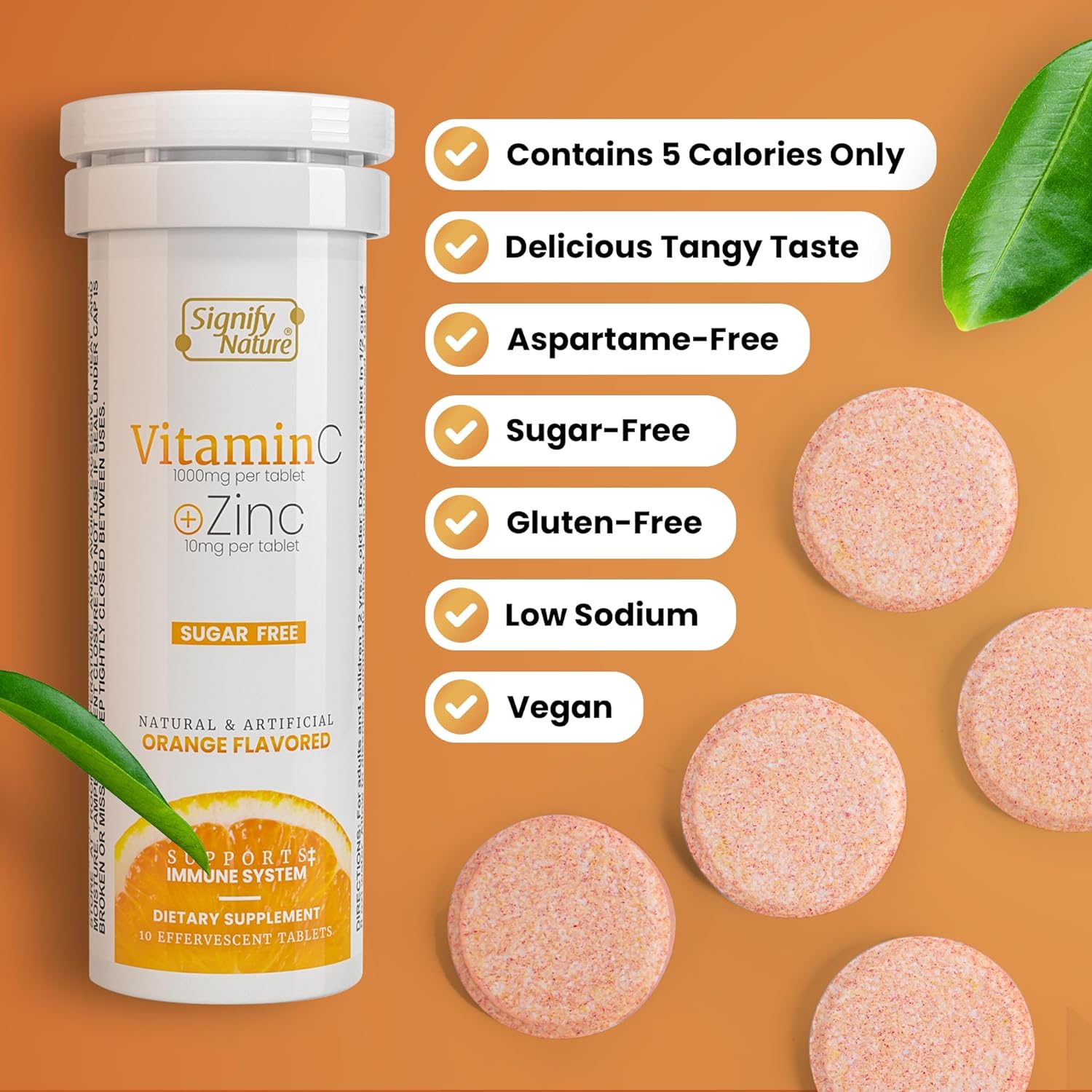 Vitamin C + Zinc Signify Nature Vitamin C + Zinc Signify Nature